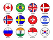 Vector illustration of different time zone clock 02