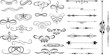 Spiral Swirl Decorative Flourish Divider Elements