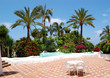 Recreation area of luxury hotel, Tenerife island, Spain