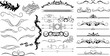 Funky Design Decor Flourish Element Set Funky Design Decor Flourish Element Set