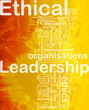 Ethical leadership background concept