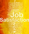 Job satisfaction background concept