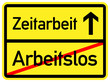 Arbeitslos - Zeitarbeit