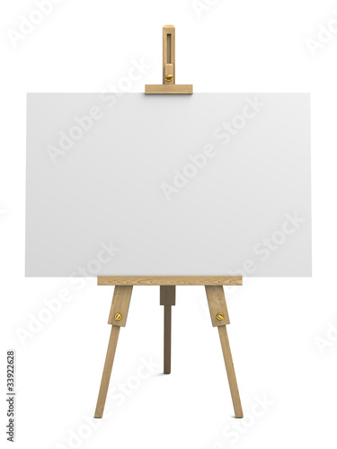 Illustration: Wooden easel Wooden easel