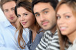 Portrait of smiling students