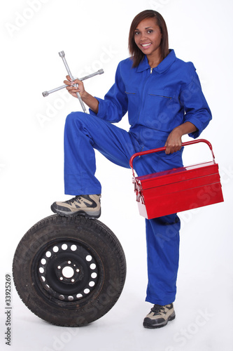 Photo: Female mechanic Female mechanic