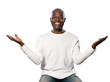 Portrait of a man with an amazed expression