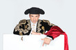 portrait of a man in bullfighter costume