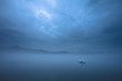 wooden boat on river
