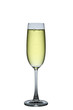 One glass of champagne