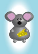 Maus mit Käse 2