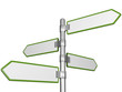 Direction signs - Road signs 3D