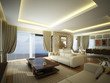Illustration: living room in modern style living room in modern style