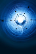 Blue tunnel