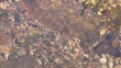 Background of the transparent river water.