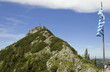 auf der tegernbseer hütte mit blick auf den roßstein