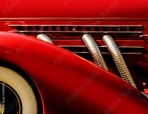 Photo: super charged classic car super charged classic car
