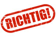 Grunge Stempel rot RICHTIG!