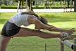 Femme gymnastique