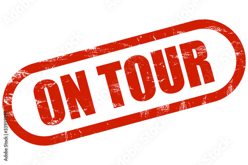 Illustration: Grunge Stemepl rot ON TOUR Grunge Stemepl rot ON TOUR