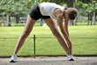 Femme gymnastique