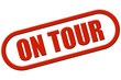 Stempel rot rel ON TOUR
