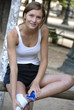 Femme douleur