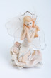 Ceramic doll on the marine theme