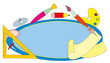 Stationery: pencil and paper