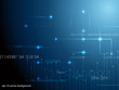 Blue technology background