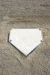 Baseball homeplate and gravel vertical