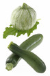Courgettes longues et ronde Courgettes longues et ronde