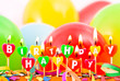 Foto: Happy Birthday Kerzen Happy Birthday Kerzen