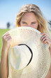 Photo: Young woman enjoying sunshine Young woman enjoying sunshine