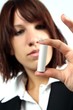 girl with battery