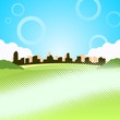 vector illustration of city