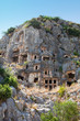Foto: Rock tombs in Myra, Demre, Turkey Rock tombs in Myra, Demre, Turkey
