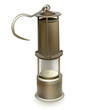 old miner's lamp