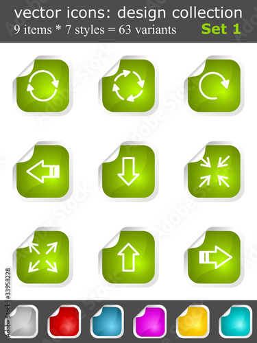 Vector: Modern set of design elements 1 Modern set of design elements 1