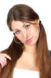 Portrait of beautiful woman