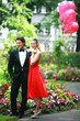 Foto: Brautpaar in rot Brautpaar in rot