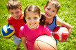 Young football players