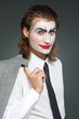 Dramatic businessman