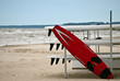Surfbretter am Ostseestrand