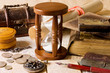 The hourglass and the book