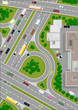 Vector: highway intersection highway intersection