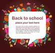 back to school - background with education icons back to school - background with education icons
