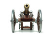 Foto: Ancient cannon on wheels isolated on white Ancient cannon on wheels isolated on white