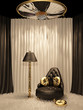 Luxurious furniture in royal interior Luxurious furniture in royal interior