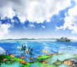 Beautiful fish in the sea